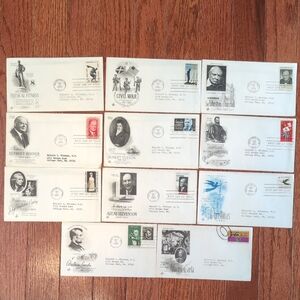 USPS 1965 First Day Issue Envelope Stamp + Letter Collection